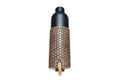 Flaschenhalter mit Soccer-Weave Punzierung und Trinkflasche