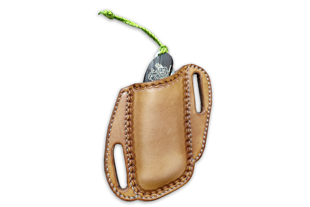 Messerholster für Victorinox Ranger 55 Wood mit Punzierung