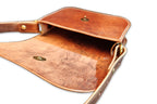 Handtasche klein, brauner Used-Look