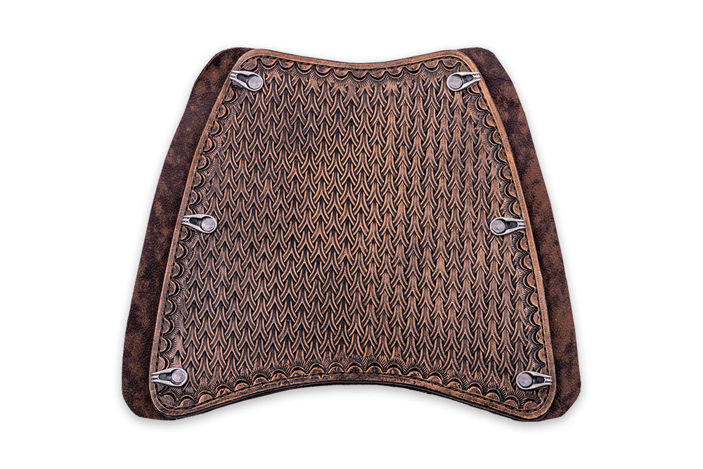 Armschutz mit Arrow-Weave Flächen-Punzierung
