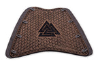Armschutz mit Valknut Carving und Flächen-Punzierung