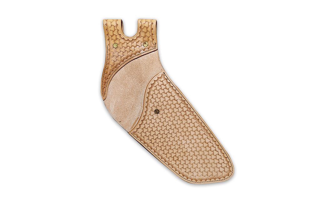 Seitenköcher "Halfdan" mit Soccer-Weave Punzierung